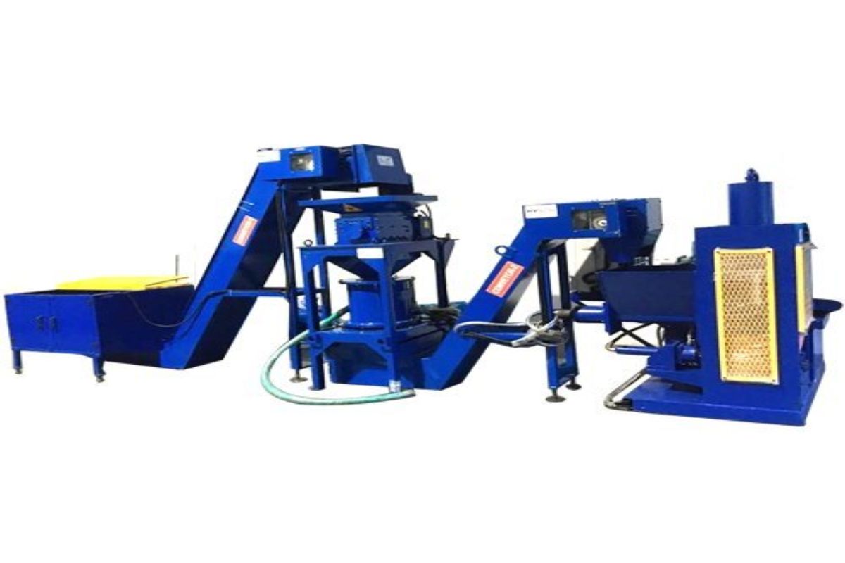 hydraulic-briquetting-production-line-with-shredder-and-centrifugal-dryer