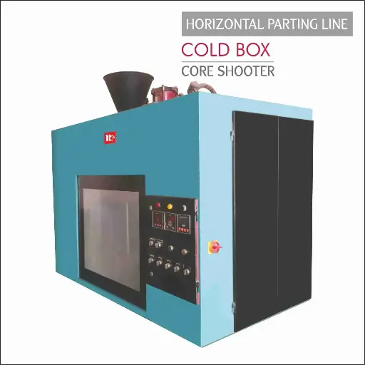 Horizontal Parting Line Cold Box Core Shooter